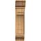 Ekena Millwork Merced Traditional Smooth Bracket w/ Offset Brace, Western Red Cedar, 7 1/2"W x 20"D x 32"H BKT0806X20X32MRC01SWR - alternate 2